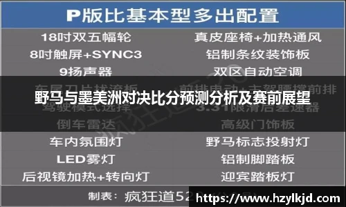 野马与墨美洲对决比分预测分析及赛前展望